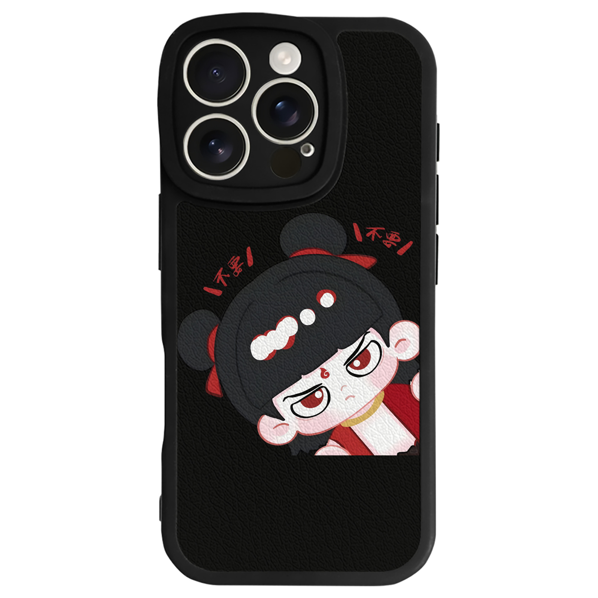 （画像用） Ne Zha 2 ナタ 魔童の大暴れ 【iPhone 16シリーズ対応】シリコンスマホケース（レザー調） 材質：シリコン